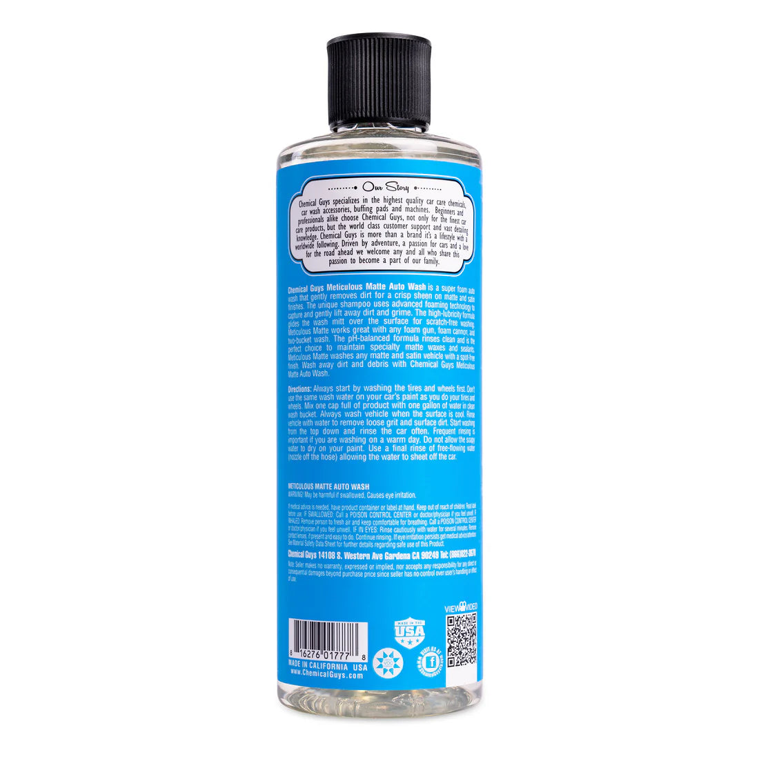 METICULOUS MATTE AUTO WASH FOR SATIN FINISH & MATT FINISH PAINT (16 OZ)