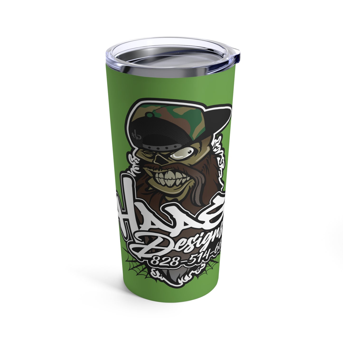 Haas Designs Tumbler, Green 20oz
