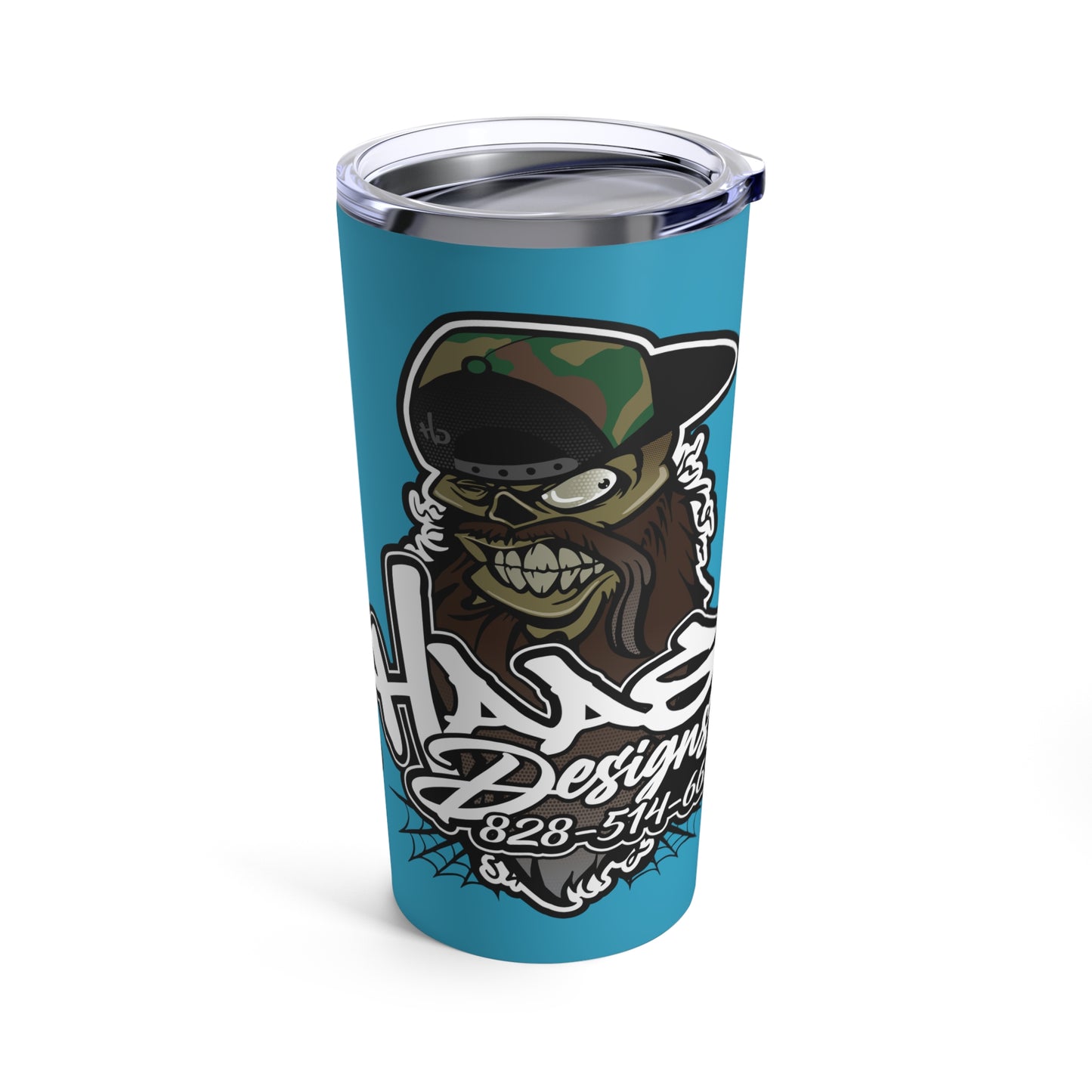 Haas Designs Tumbler, Teal 20oz