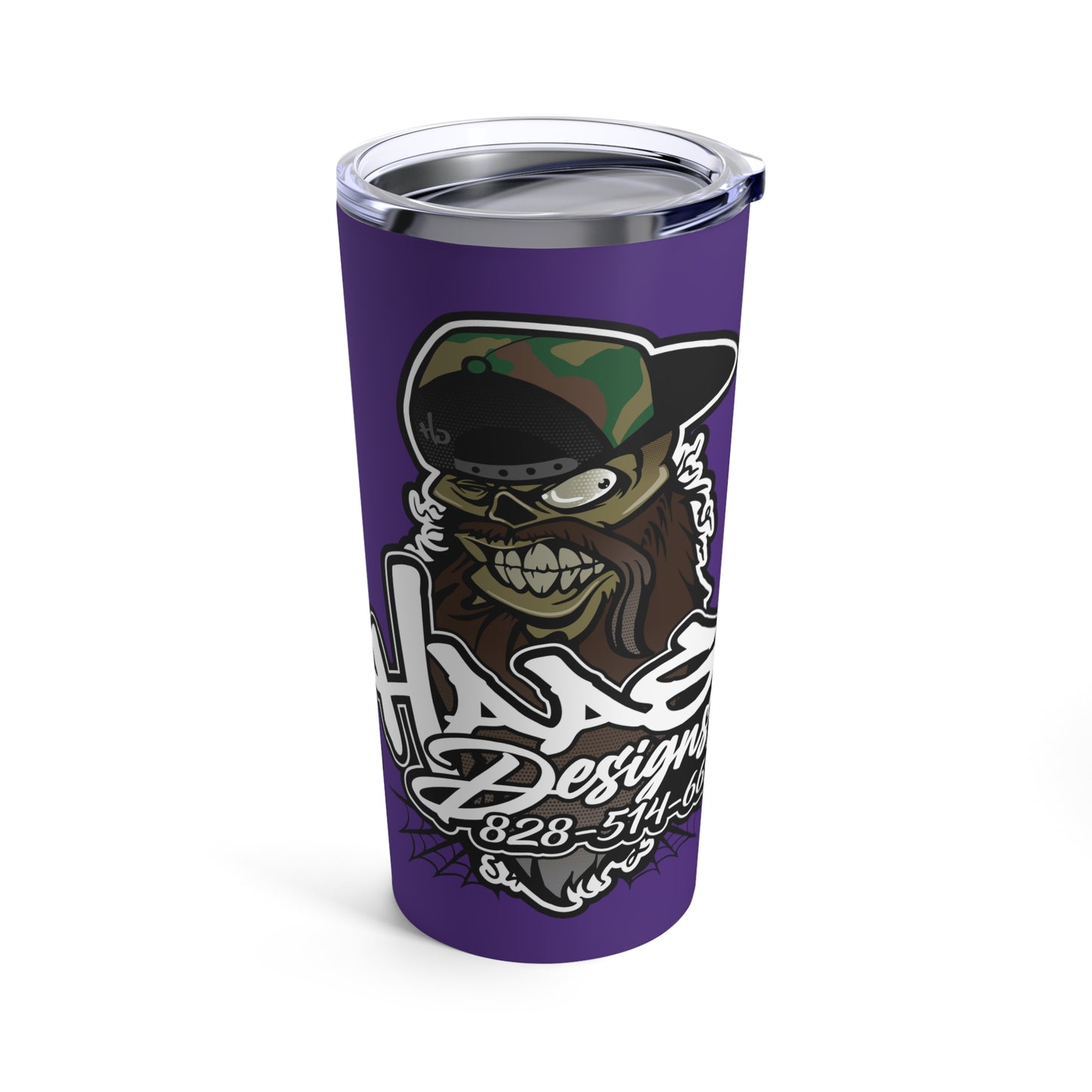 Haas Designs Tumbler, Purple 20oz