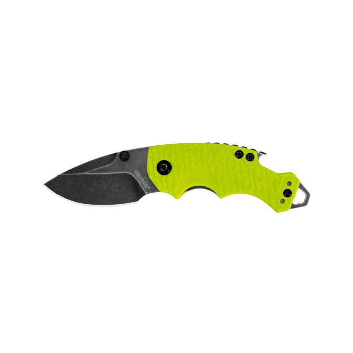 kershaw Shuffle - Lime Green, BlackWash - 8700LIMEBW