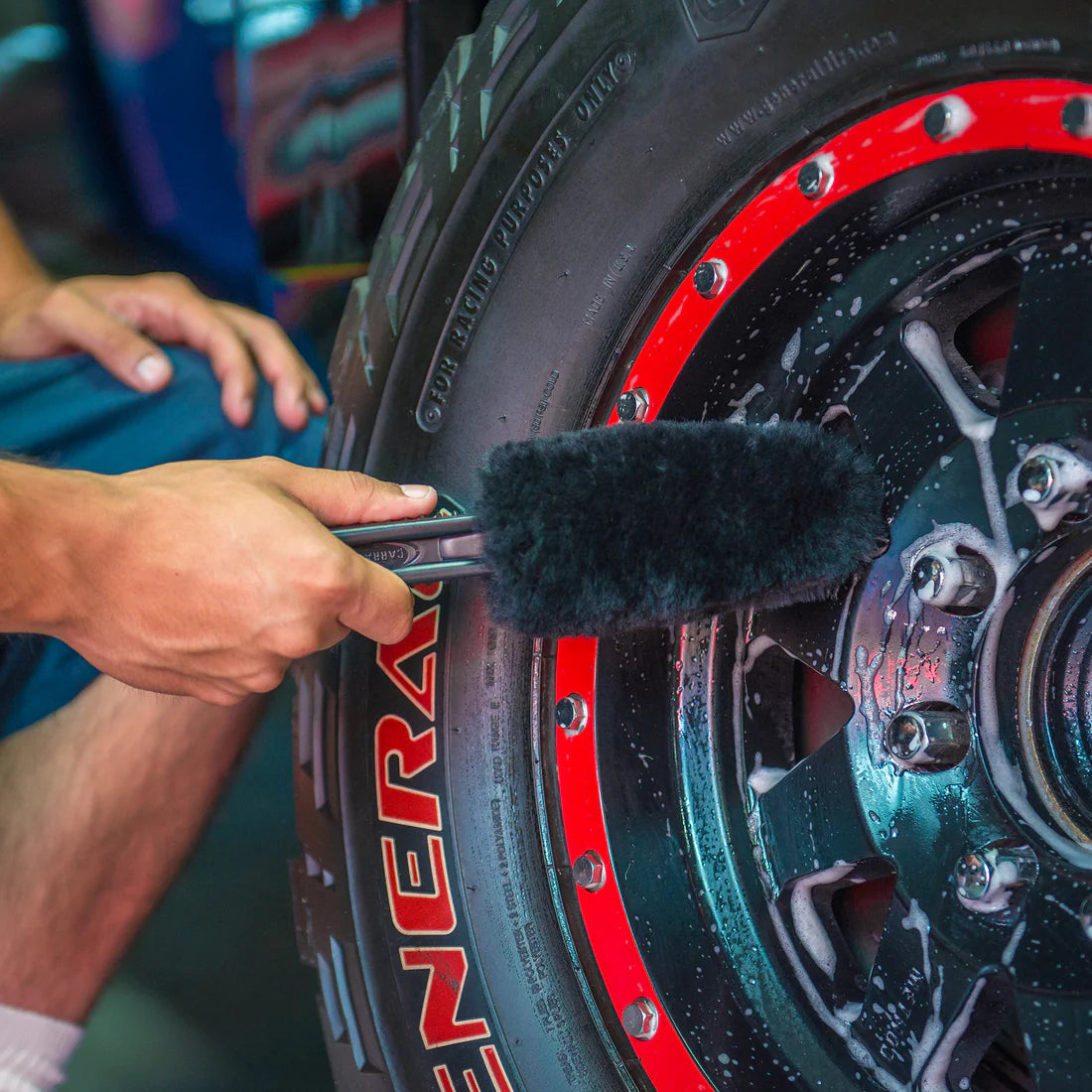 GERBIL WHEEL BRUSH-ALL SURFACE PREMIUM WHEEL & RIM BRUSH