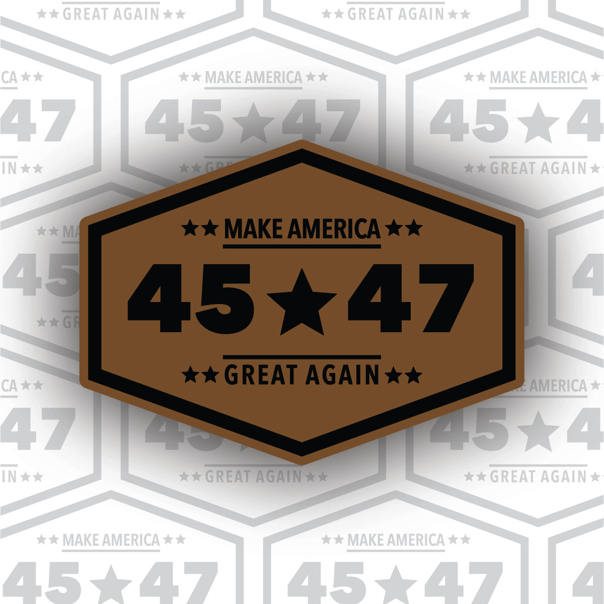 Make America Great Again – 45 47 Leather Patch