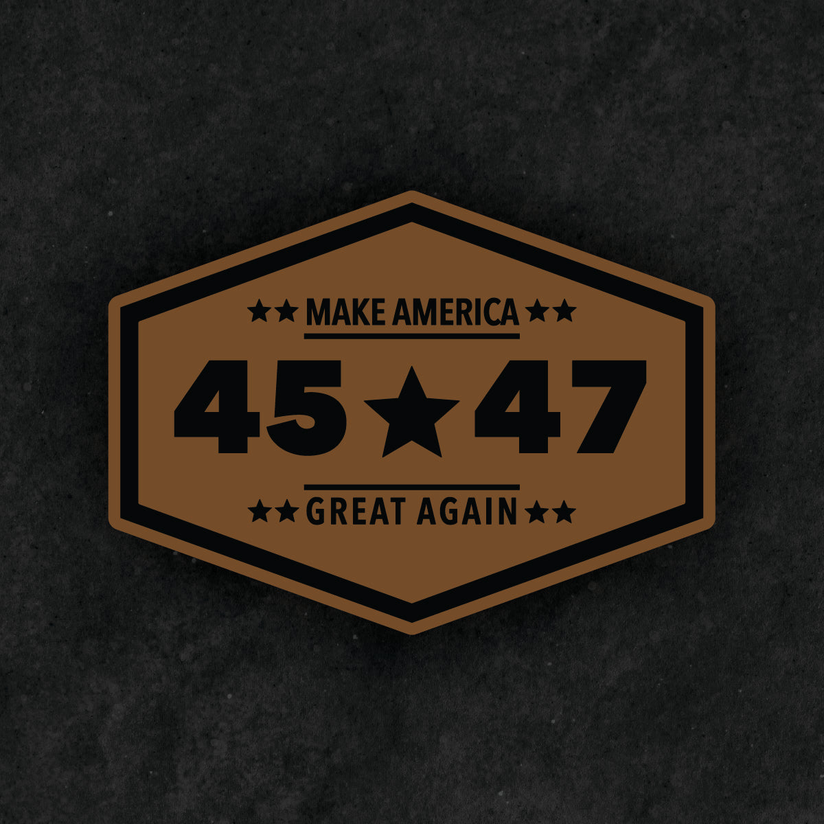 Make America Great Again – 45 47 Leather Patch