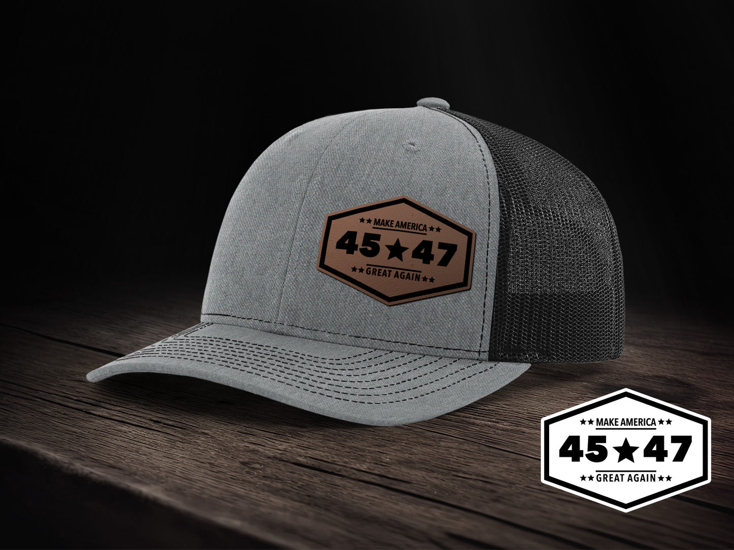 Make America Great Again – 45 47 Leather Patch