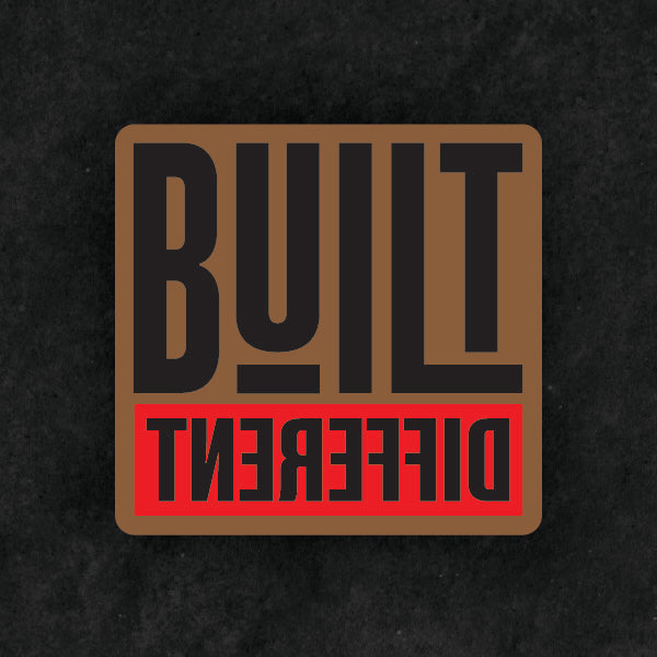 Built Different Leather Patch