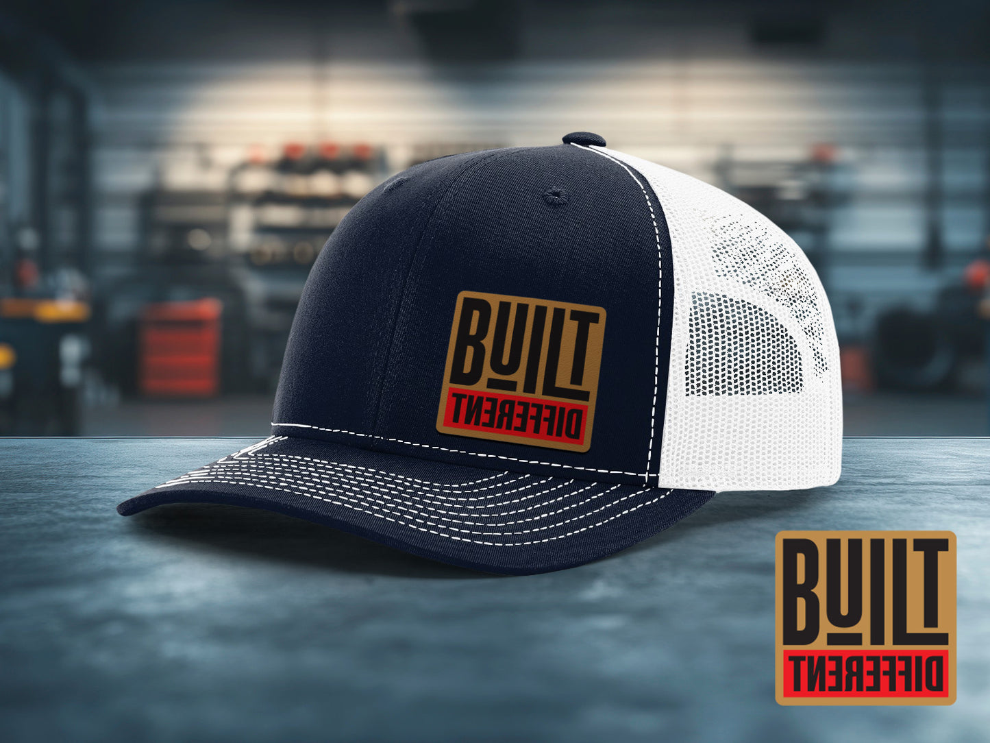 Built Different Leather Patch