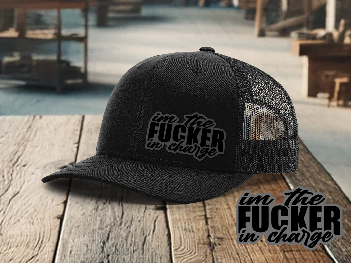 I’m the Fucker in Charge Leather Patch
