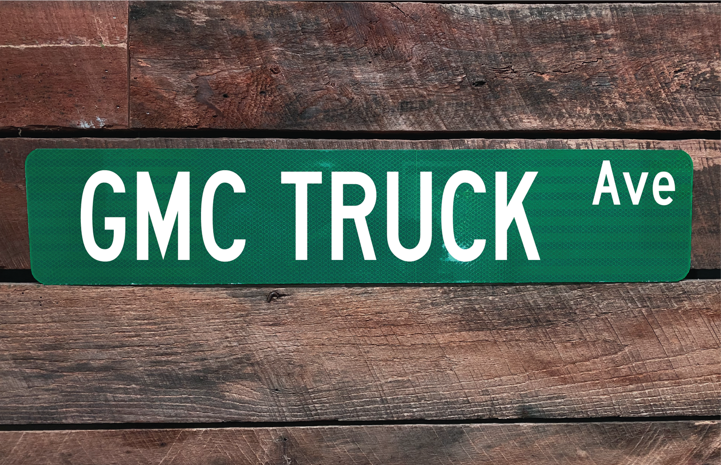 GMC Truck Street Sign