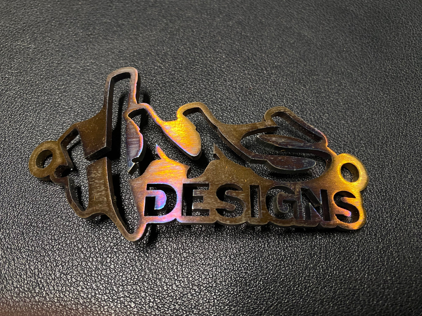 Blue Heat Haas Designs Emblem