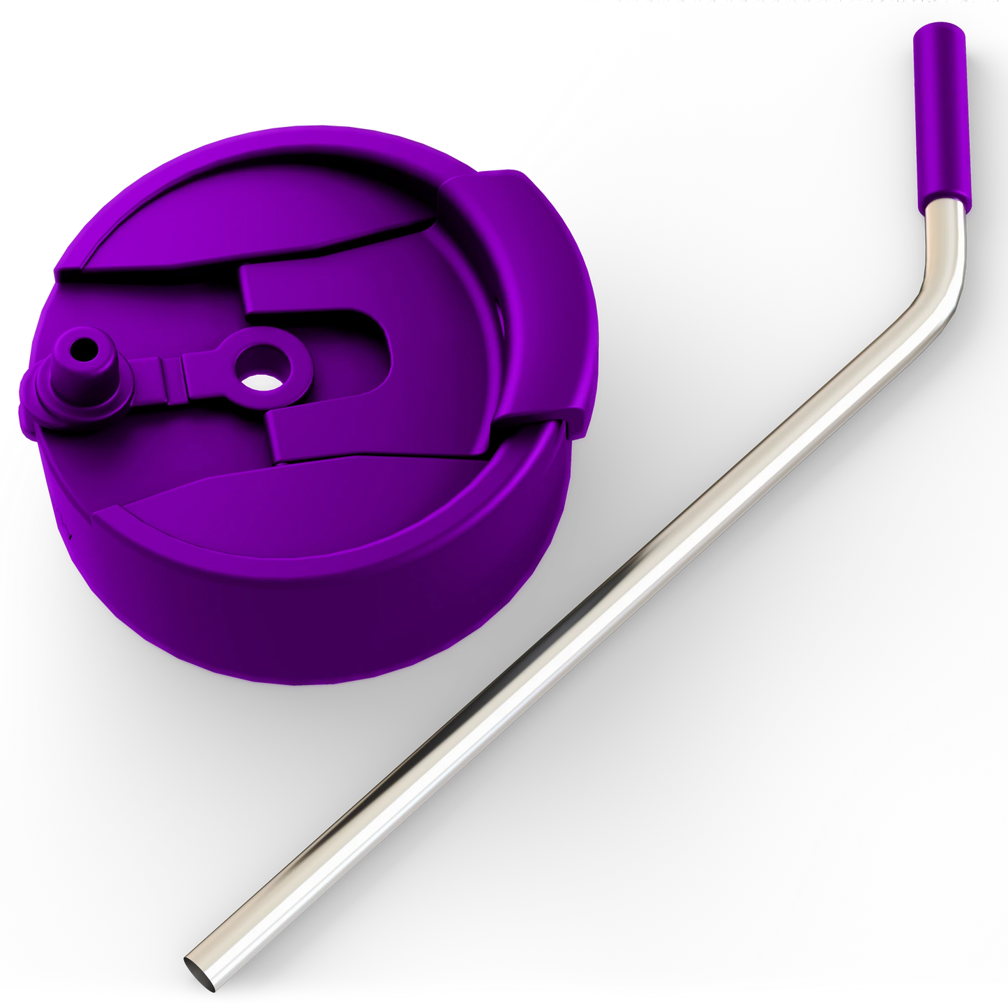 Universal Buddy Drinking Lid with Straw