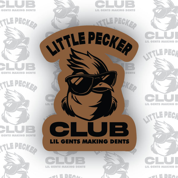Little Pecker Club – Lil Gents Making Dents Leather Patch