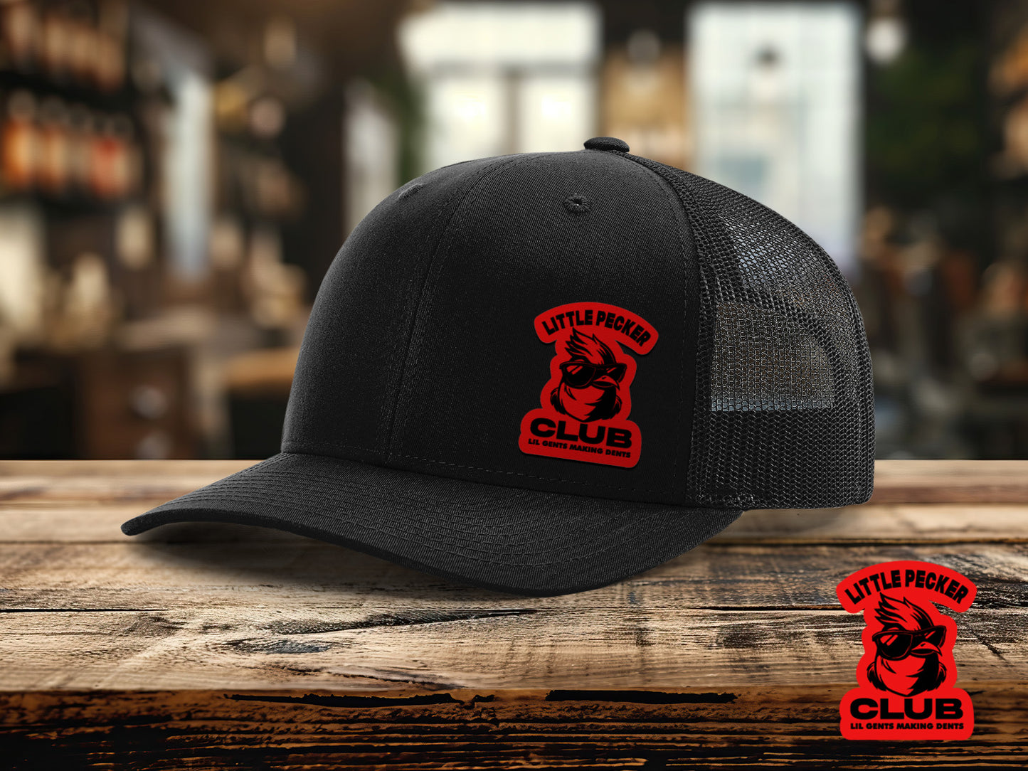 Little Pecker Club – Lil Gents Making Dents Leather Patch