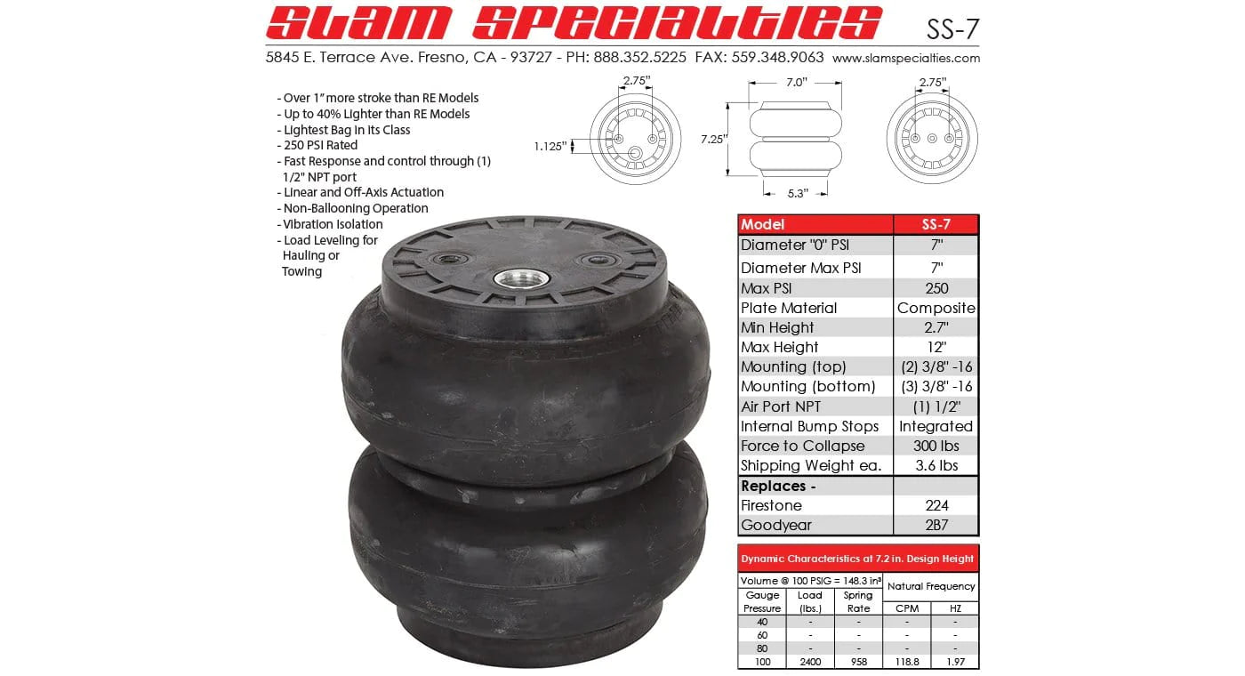 Slam Specialties SS-7 Air Bag