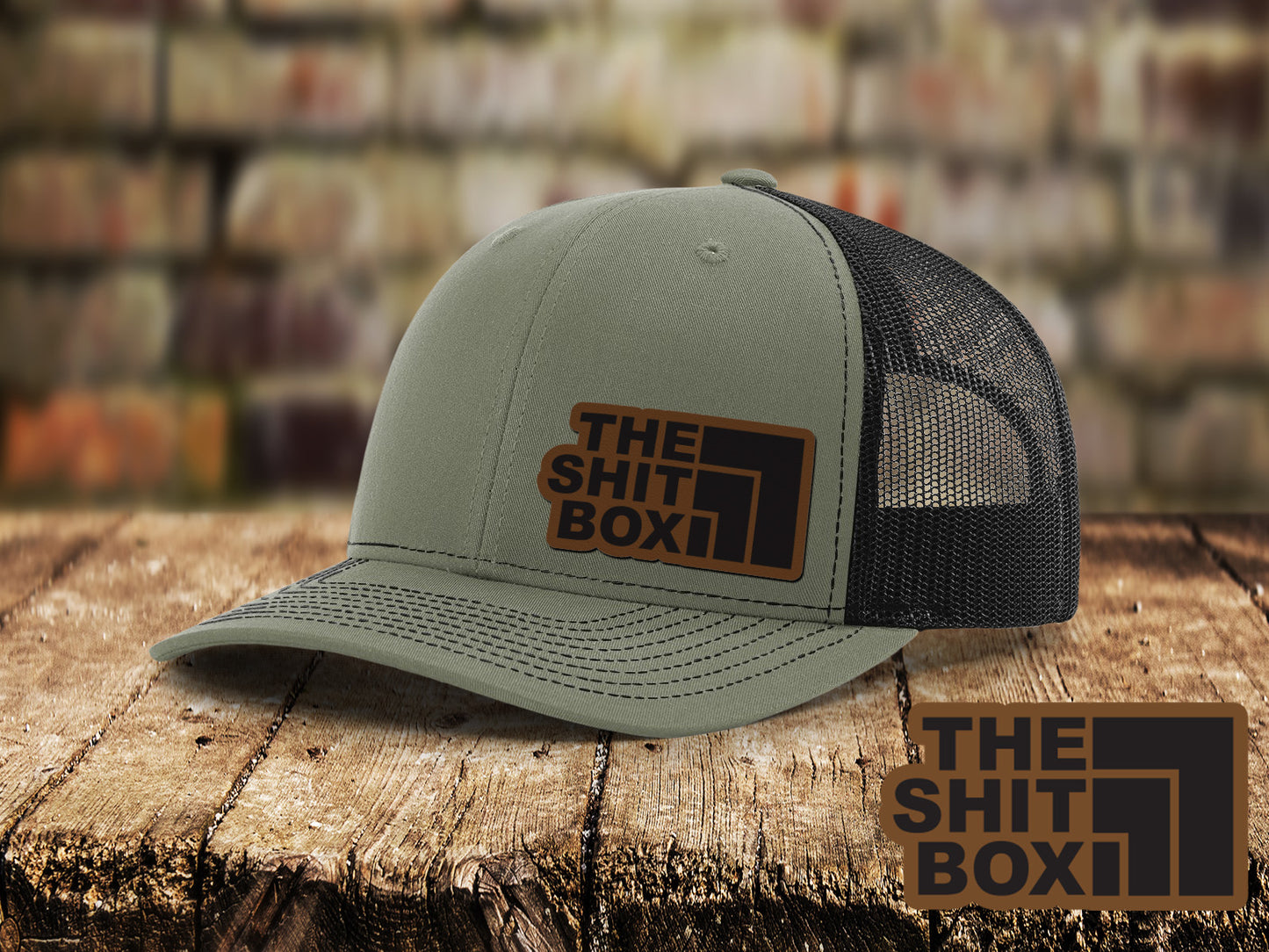 The Shit Box Leather Patch