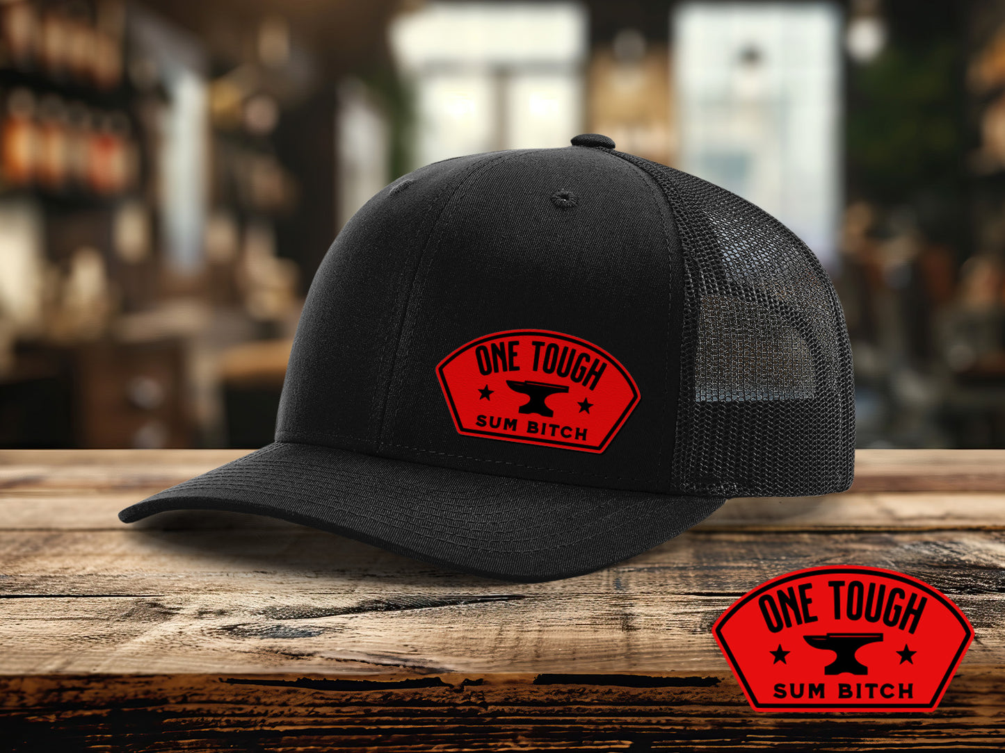 One Tough Sum Bitch Leather Patch