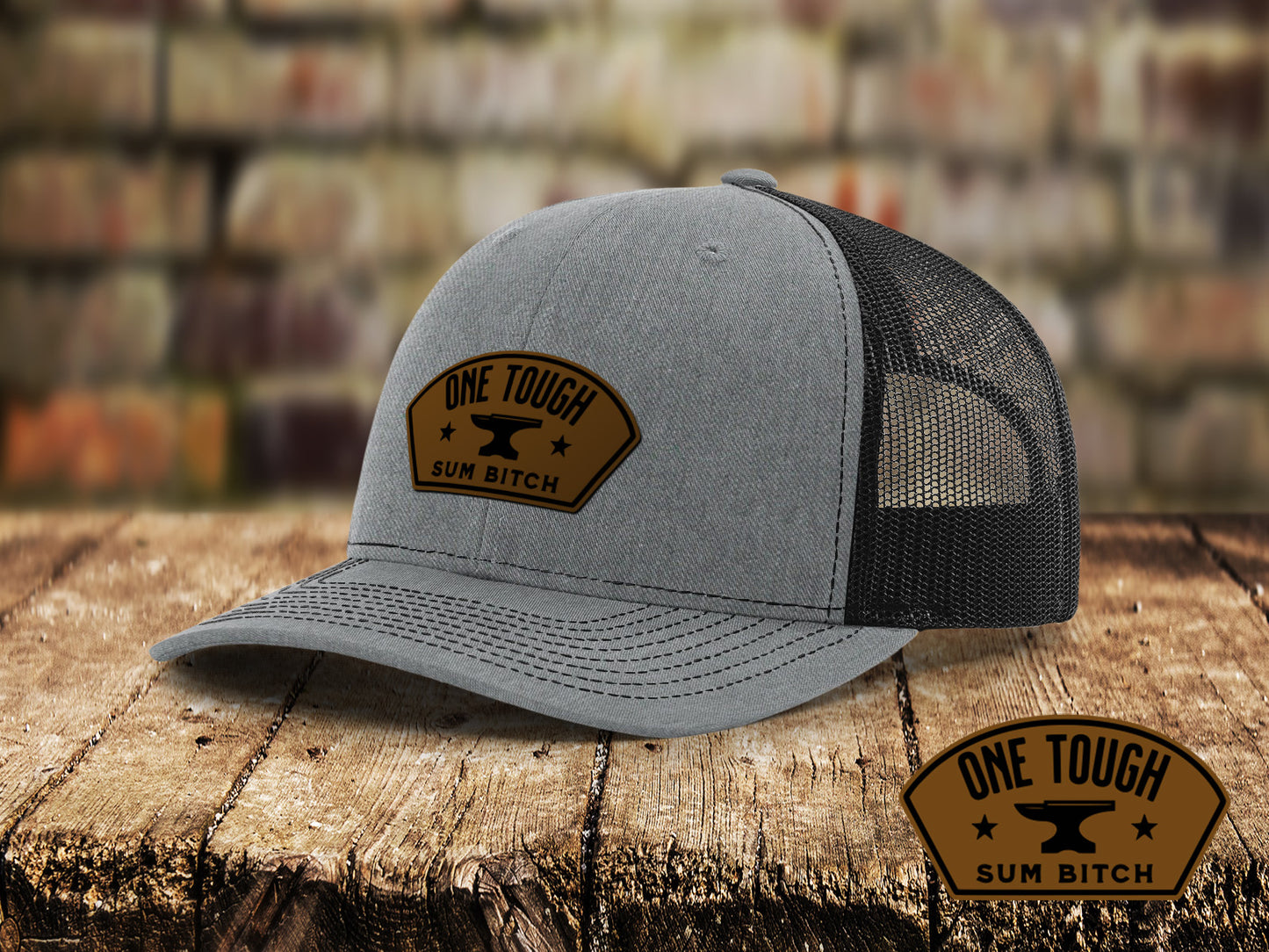 One Tough Sum Bitch Leather Patch