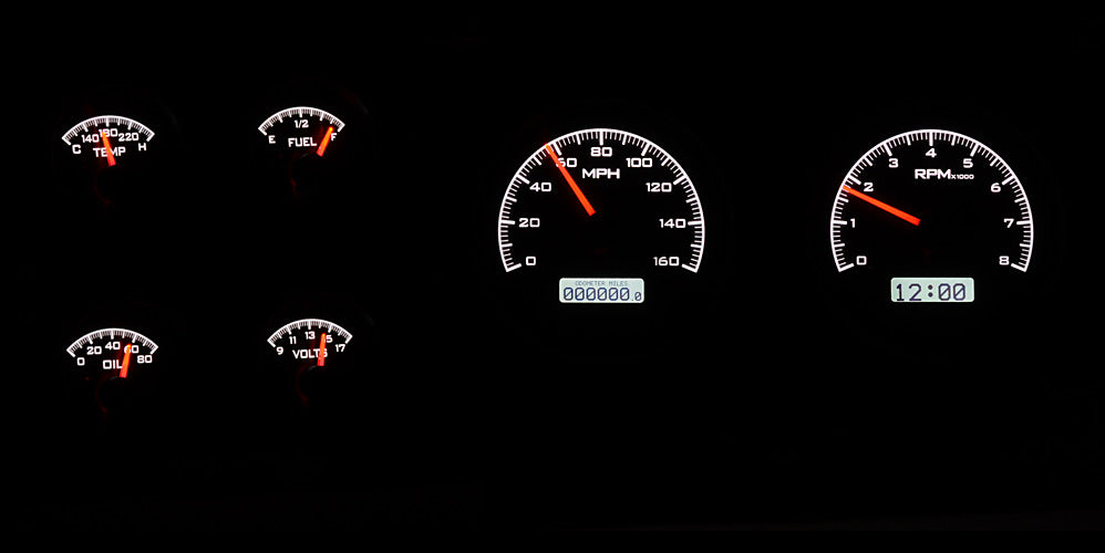 Dakota Digital VHX Series Direct-Fit Analog Gauge Systems