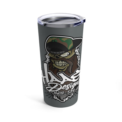 Haas Designs Tumbler, Grey 20oz