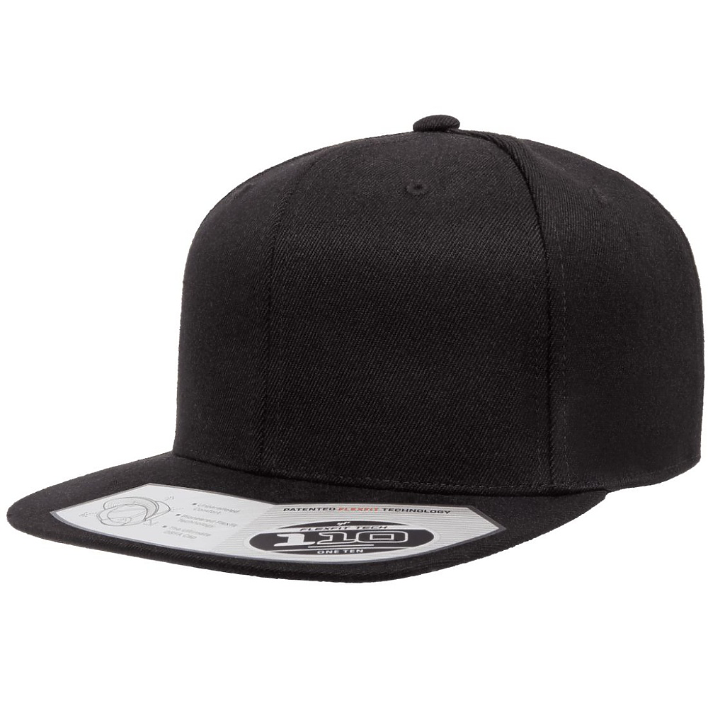 Flexfit 110 premium snapback cap - 110F - Black