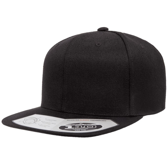 Flexfit 110 premium snapback cap - 110F - Black