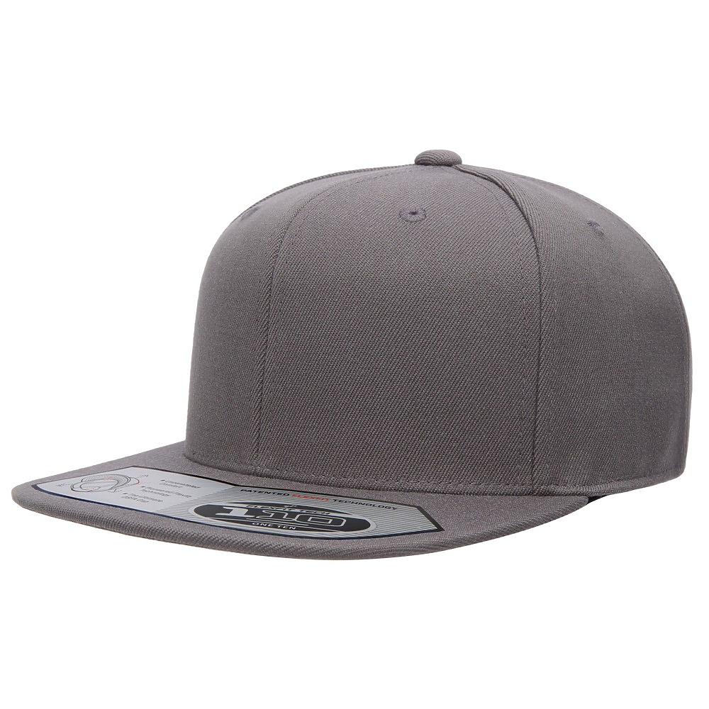 Flexfit 110 premium snapback cap - 110F - Gray