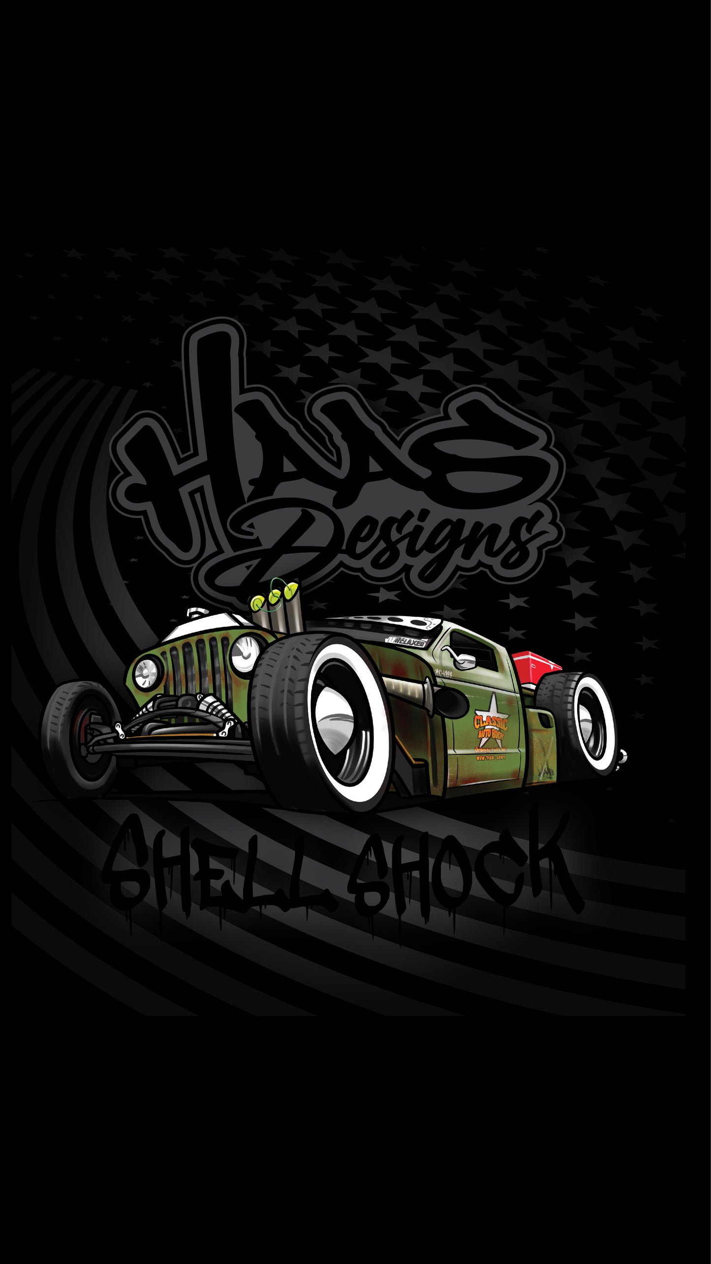 Haas Designs Shell Shock Tshirt