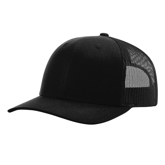 Richardson 112Y Youth Trucker Hat - Black