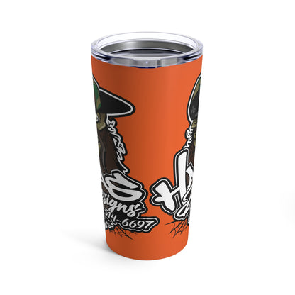 Haas Designs Tumbler, Orange 20oz