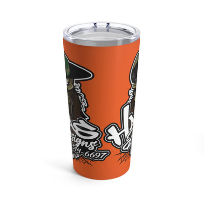 Haas Designs Tumbler, Orange 20oz