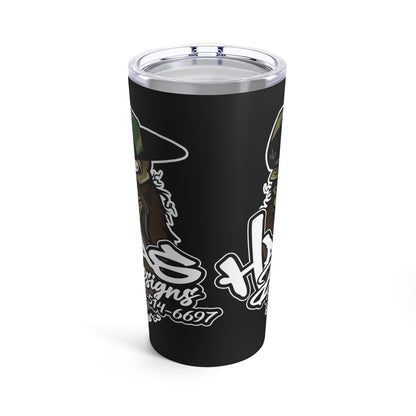 Haas Designs Tumbler, Black 20oz