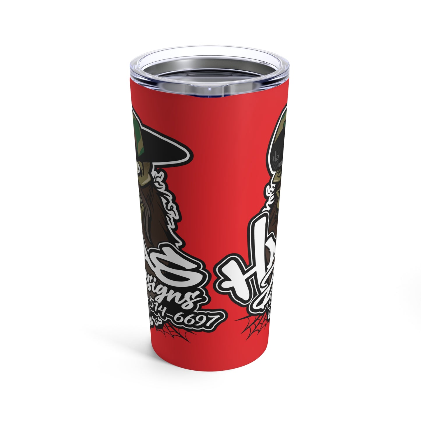 Haas Designs Tumbler, Red 20oz