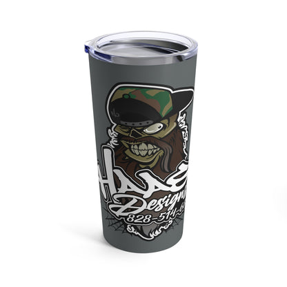 Haas Designs Tumbler, Grey 20oz