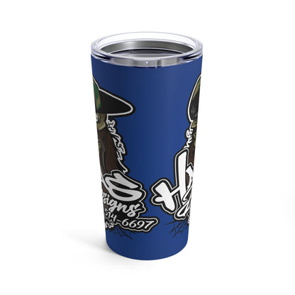 Haas Designs Tumbler, Blue 20oz