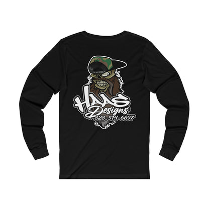 Haas Skull Long Sleeve Tee