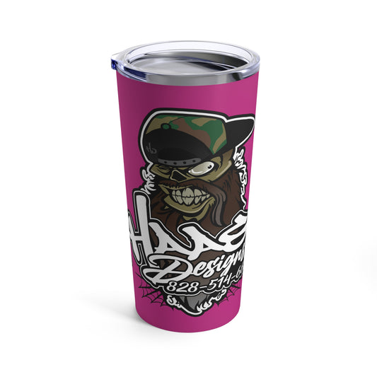 Haas Designs Tumbler, Pink 20oz