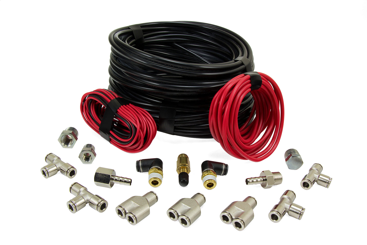 Air Lift 4-Way Manual Control System (1/4" Air Lines, 4 Gallon Tank, VIAIR 444 Compressor) - 27666