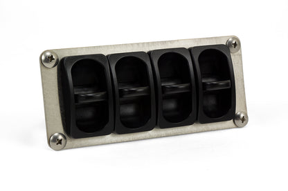 Air Lift 4-Way Manual Control System (1/4" Air Lines, 4 Gallon Tank, VIAIR 444 Compressor) - 27666