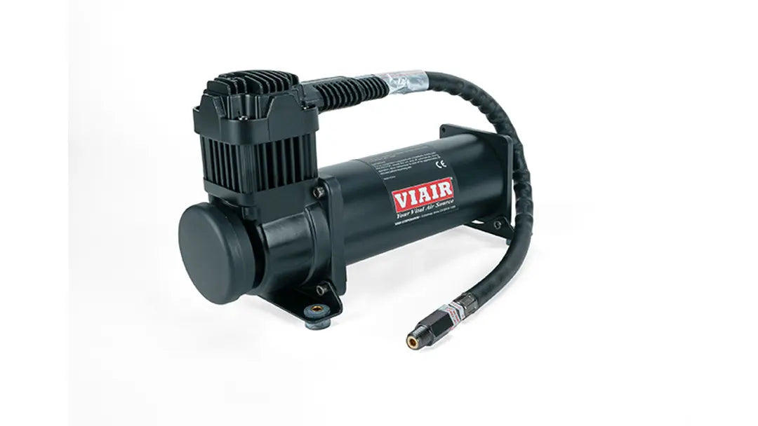 Air Lift 2.5 Gal. Polished Tank w/ Viair 444c Black Compressor, 1/4" & 3/8" Fittings & Tank Mounting Hardware | 27805