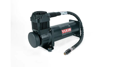 Air Lift 2.5 Gal. Polished Tank w/ Viair 444c Black Compressor, 1/4" & 3/8" Fittings & Tank Mounting Hardware | 27805