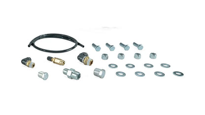 Air Lift 4 Gal. Polished Tank w/ Viair 444c Black Compressor, 1/4" & 3/8" Fittings & Tank Mounting Hardware | 27806