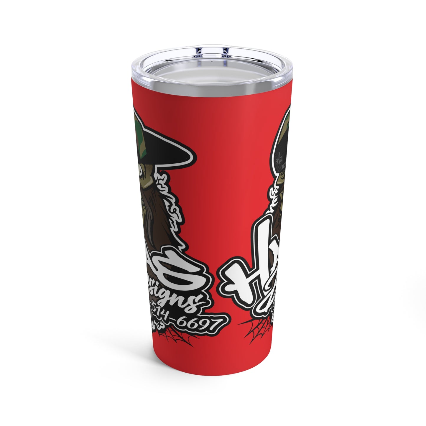 Haas Designs Tumbler, Red 20oz
