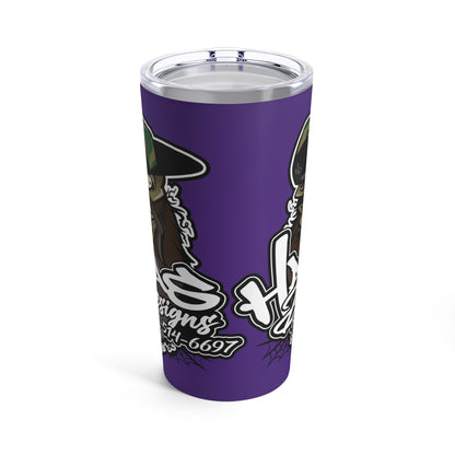 Haas Designs Tumbler, Purple 20oz