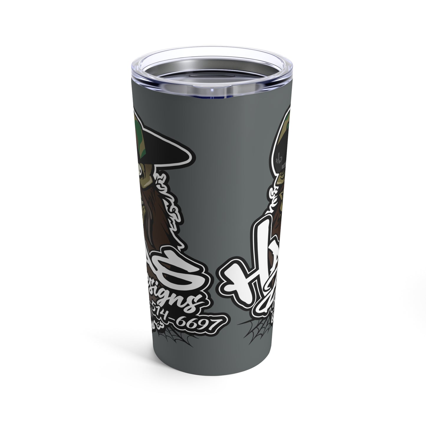 Haas Designs Tumbler, Grey 20oz