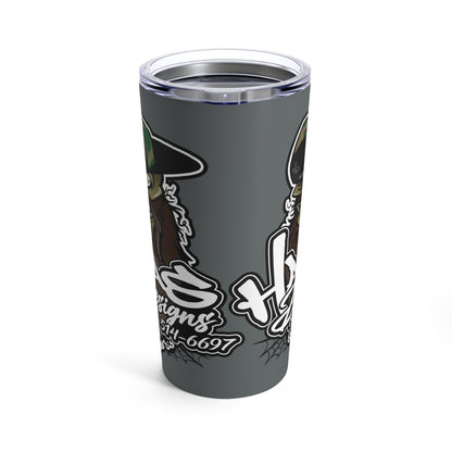 Haas Designs Tumbler, Grey 20oz