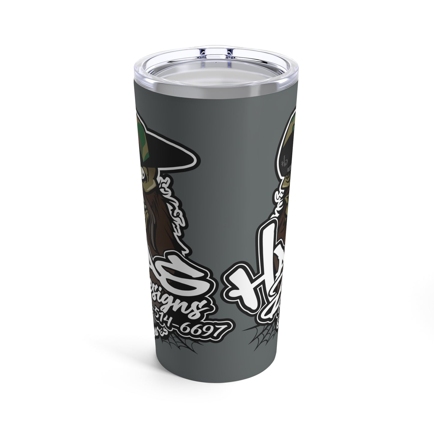 Haas Designs Tumbler, Grey 20oz