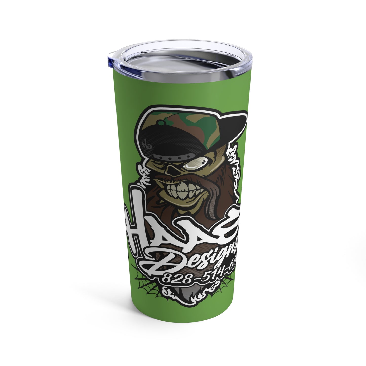 Haas Designs Tumbler, Green 20oz