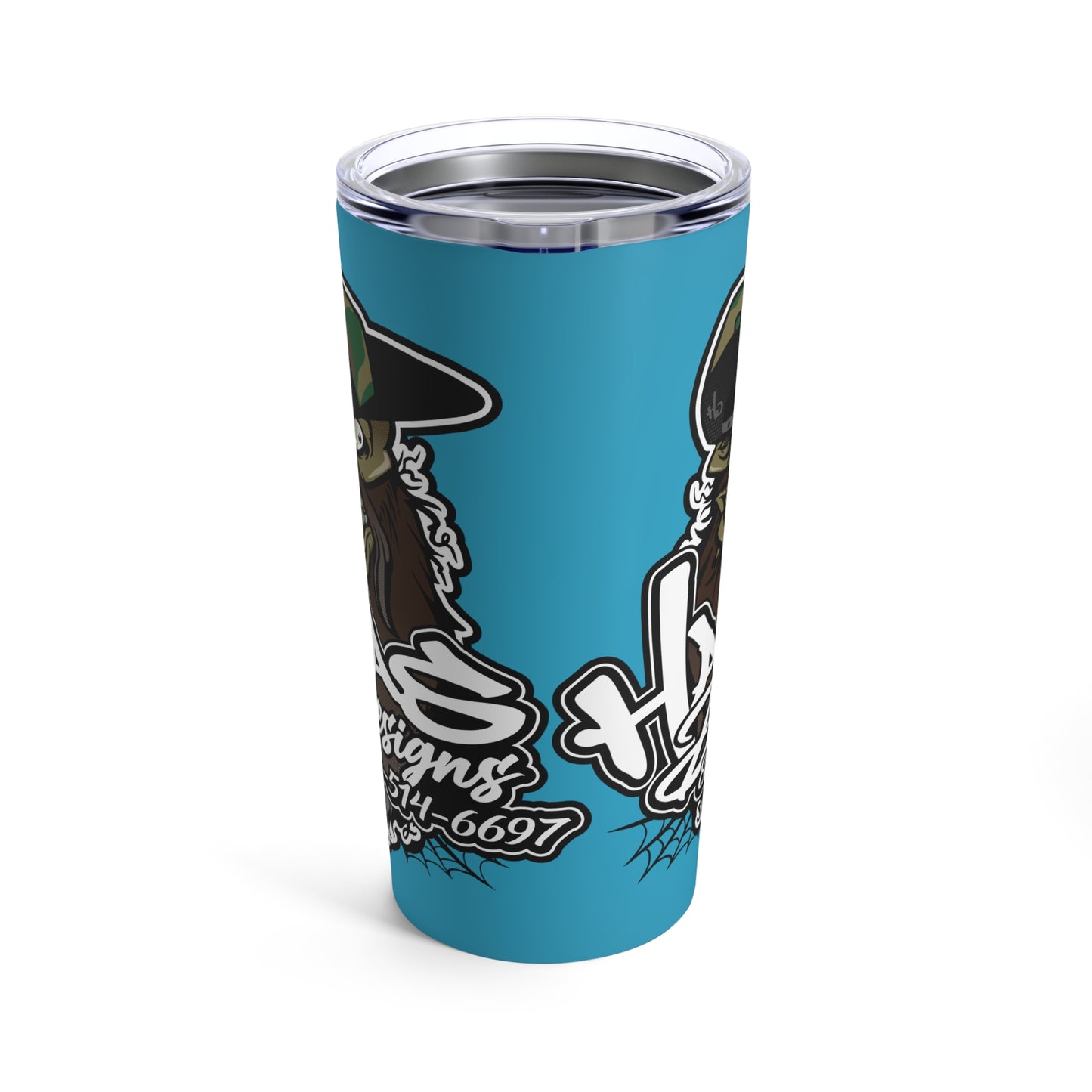 Haas Designs Tumbler, Teal 20oz