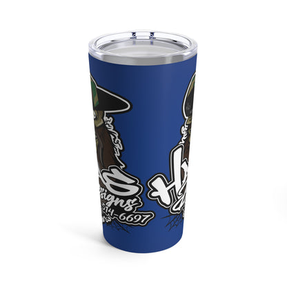 Haas Designs Tumbler, Blue 20oz