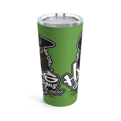Haas Designs Tumbler, Green 20oz